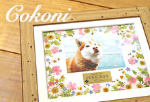 押し花でつくるペット額